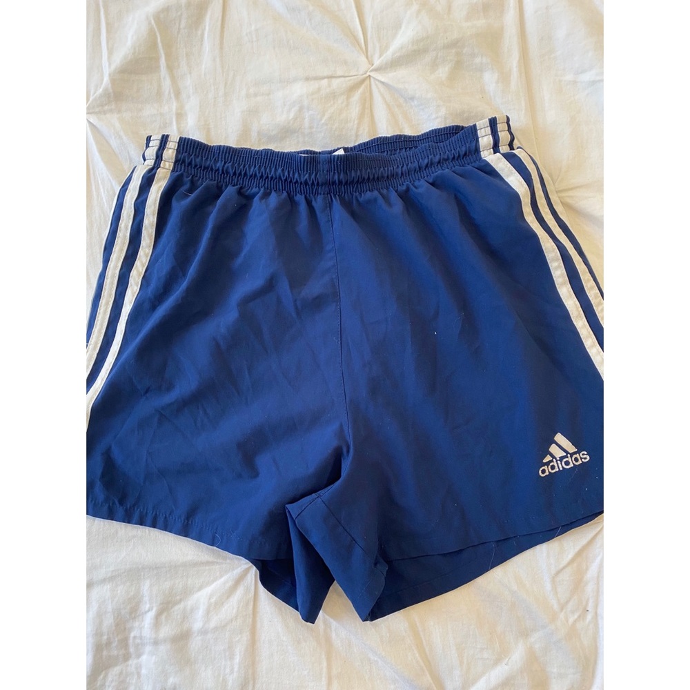Blue Adidas Running Shorts